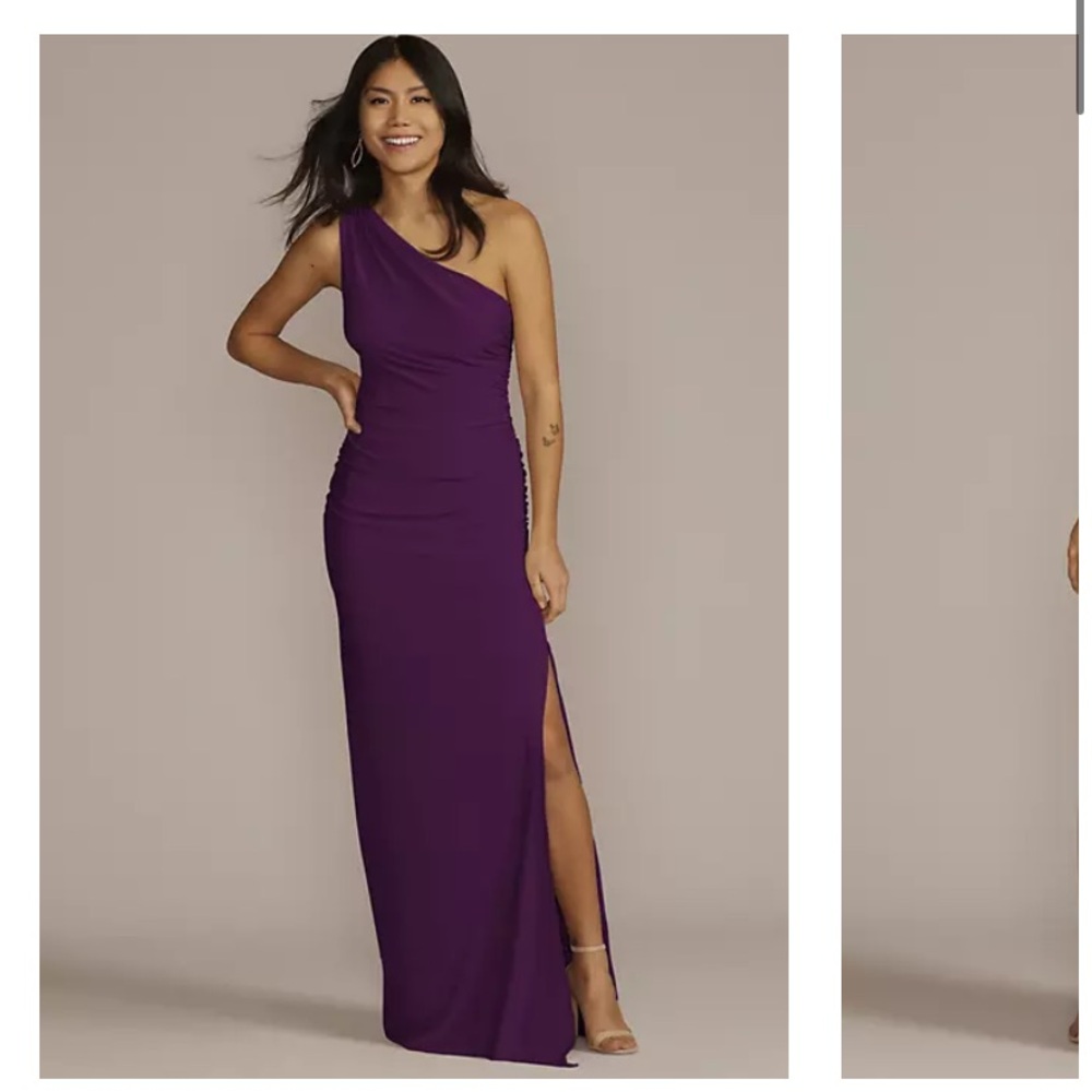 One shoulder dress